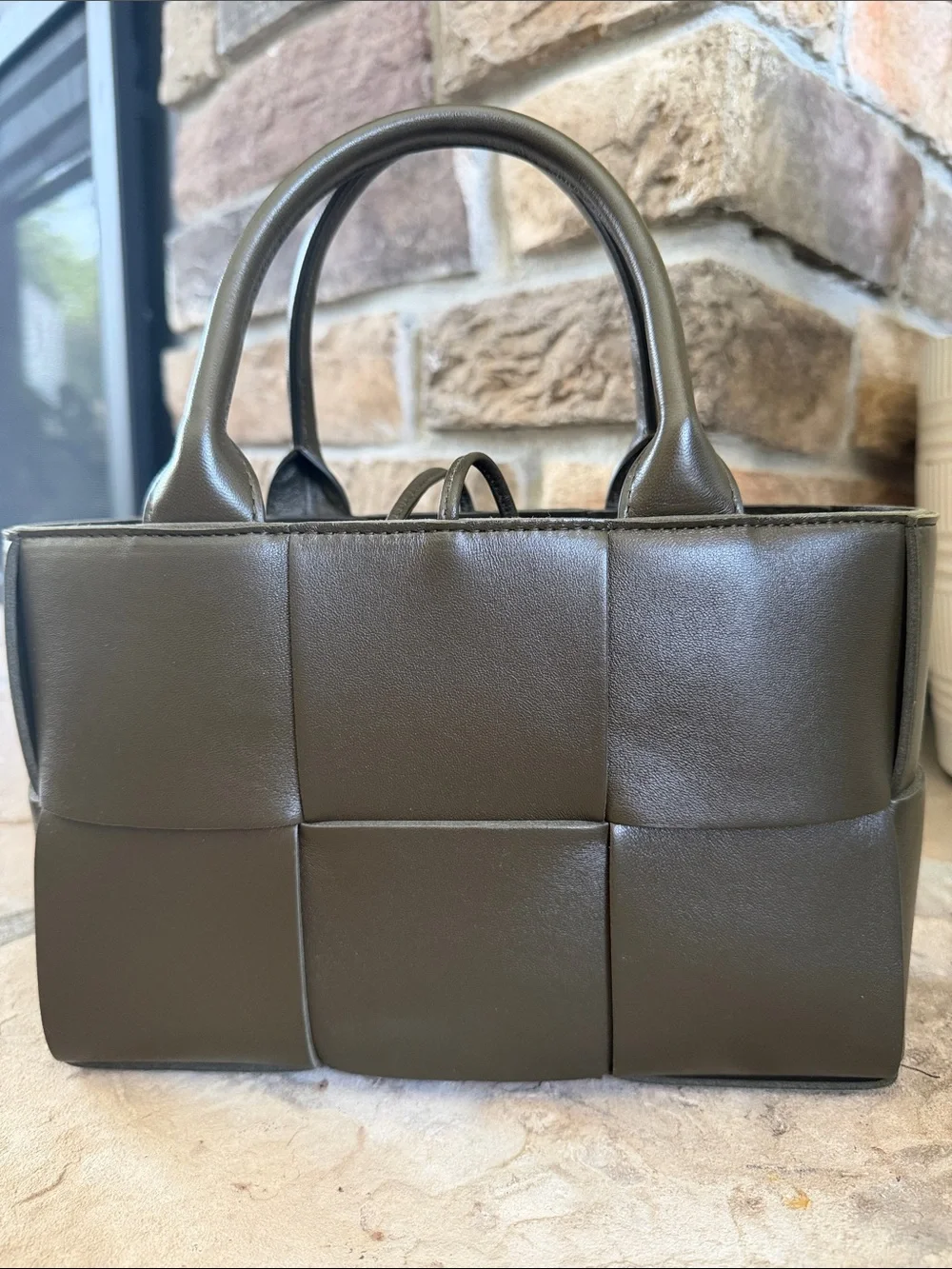 Bottega Veneta Olive Arco Tote - Mini